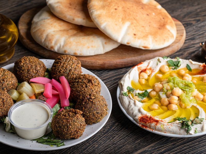 Al Aqsa Restaurant Falafel House food